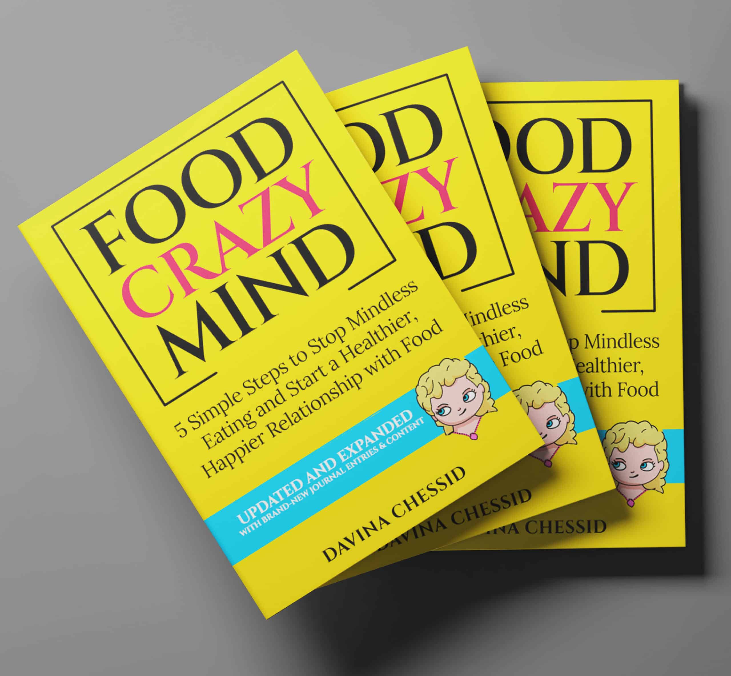 Food Crazy Mind - Mockup - 3 Books