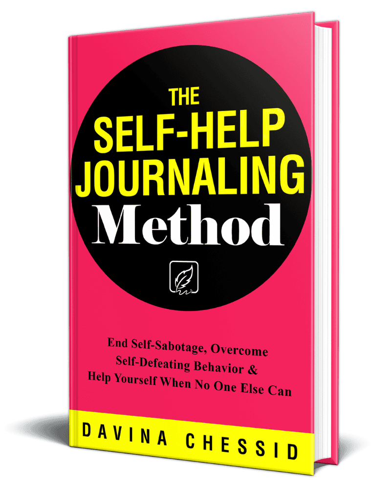 Book cover of The Self-Help Journaling Method by Davina Chessid.