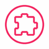 Pull it together icon for The Self-Help Journaling Method book by Davina Chessid